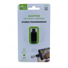 HOME LCB-02 ADATTATORE TYPE-C M / USB 3.0 F OTG PER COLLEGARE DISPOSITIVI USB STANDARD