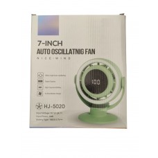 7" Ventilatore Oscillante Portatile da Scrivania a 4 Velocità HJ-5020