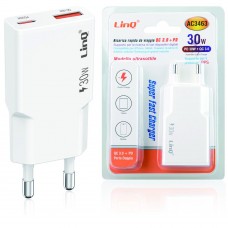 LINQ CARICATORE RAPIDO QC 3.0 + PD 30W AC3463 SLIM STYLE