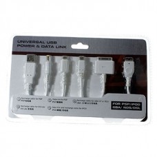 Cavo 5in1 Data ed Alimentazione, PSP, NDSL NDSi NDS Ipod, GBA