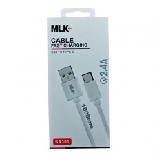 RsZsH-  MLK+ CAVO USB A TYPE-C 1m SA301 QC 2.4A  