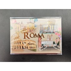 Calamita Magnete Frigorifero Fridge Magnets Print Stampe 2D Souvenir Roma 6364 7.9*5.3cm circa