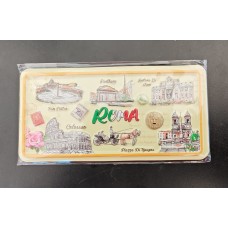 Calamita Magnete Frigorifero Fridge Magnets Print Stampe 3D Alto Rilievo Souvenir Roma 6377 12*6cm circa