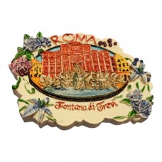 Souvenir From Italy Calamita Frigo Fridge Magnets FONTANA DI TREVI OLD STYLE 6407