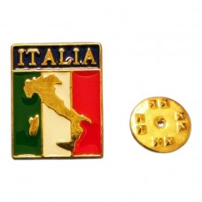 Spilla da banner da bavero in metallo smaltato cappello giacca SOUVENIR ROMA 6409 2,2*1,7cm circa