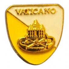 Spilla da banner da bavero in metallo smaltato cappello giacca SOUVENIR ROMA 6411 2,1*2,1cm circa