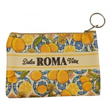 Borsellino Portamonete Cerniera Zip Souvenir Roma 6434