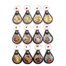 SOUVENIR" PORTACHIAVE KEYCHAIN DI ECO-PELLE"