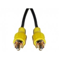 Cavo VIDEO RCA GIALLO M/M BASIC LIGHT 1MT