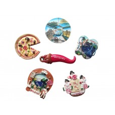 Composizione 8H - 6 Pezzi di Souvenir di Napoli Italia. Souvenir from Italy Naples