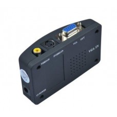 Convertitore Video da RCA S-Video a VGA per Monitor PC o Proiettori