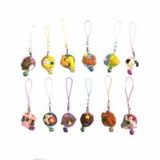 SET DI 12 CIONDOLI PORTACELLULARE IN FIMO CON SEGNI ZODIACALI