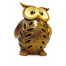 GUFO GUFETTO PORTAFORTUNA CERAMICA 16cm BOMBONIERA REGALO