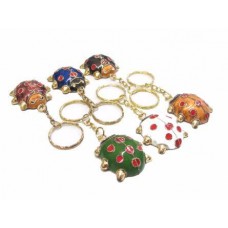 PORTACHIAVE PORTAFORTUNA IN CLOISONNE IN VARIE COLORAZIONI