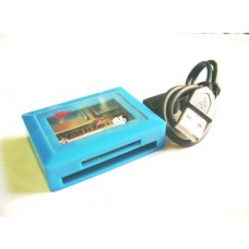 Mini Lettore di Memory Card Rettangolare Trasparente