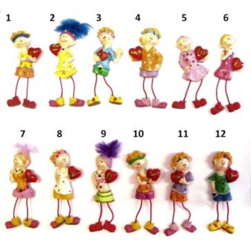 CALAMITA MAGNETE FRIGO RESINA SEGNI ZODIACO CUORE ;FRIDGE MAGNETS KIDS ZODIAC