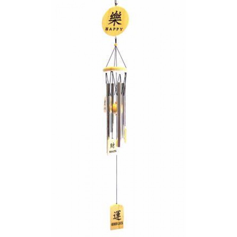 SCACCIAPENSIERI , CAMPANELLO DEL VENTO, WIND CHIMES, IN LEGNO"LUCKY WOOD"
