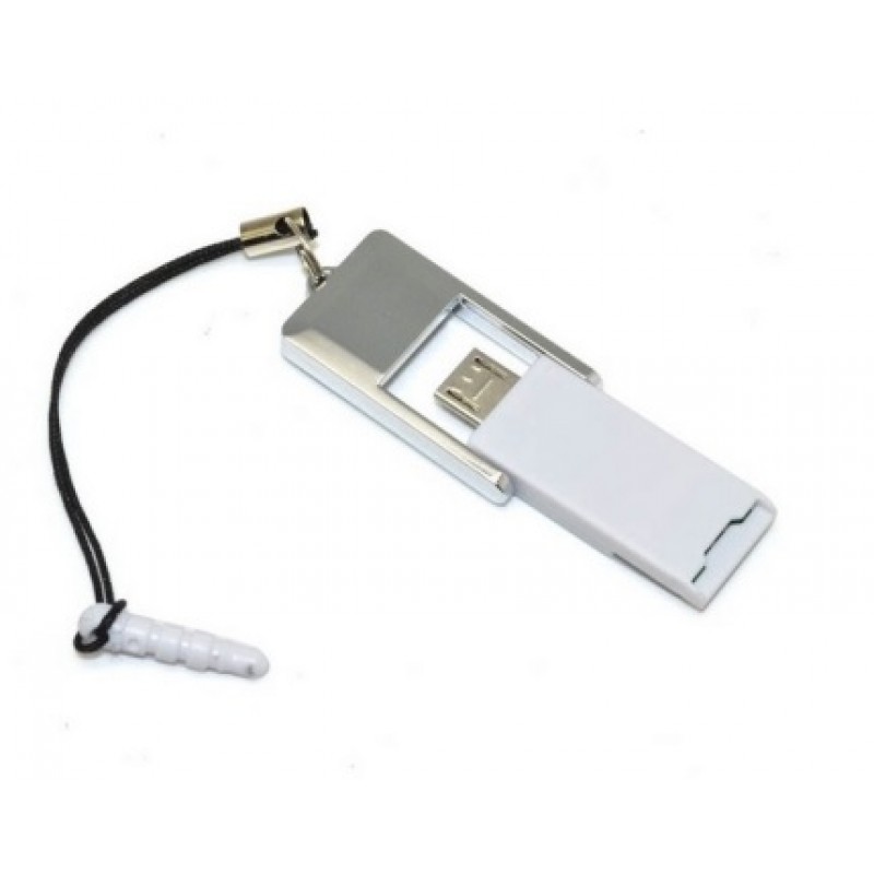 LETTORE MICRO USB OTG TF MICRO SD PER SAMSUNG S SERIES & NOTE & TAB - 2 IN 1 