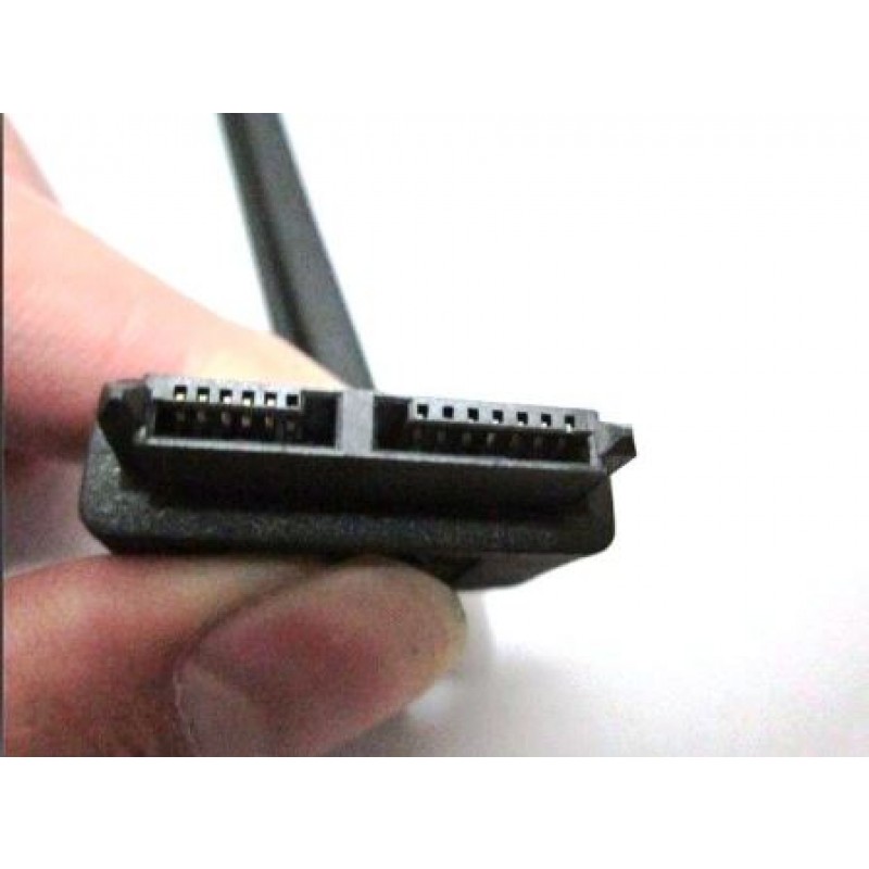 CAVO ADATTATORE DA ESATA + USB(POWER eSATA) A 7+6 (SLIM SATA) PIN PER LETTORE OTTICO 5V da 50cm