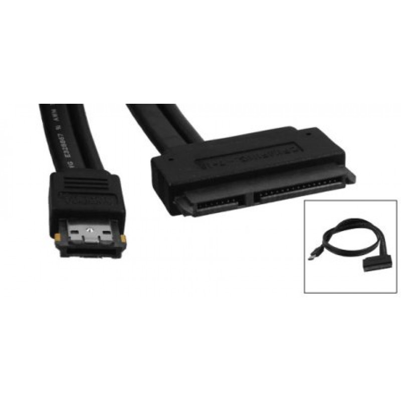 CAVO ADATTATORE DA USB 2.0 A 1.8" 7+9 16 Pin Micro SATA HDD 1.8"