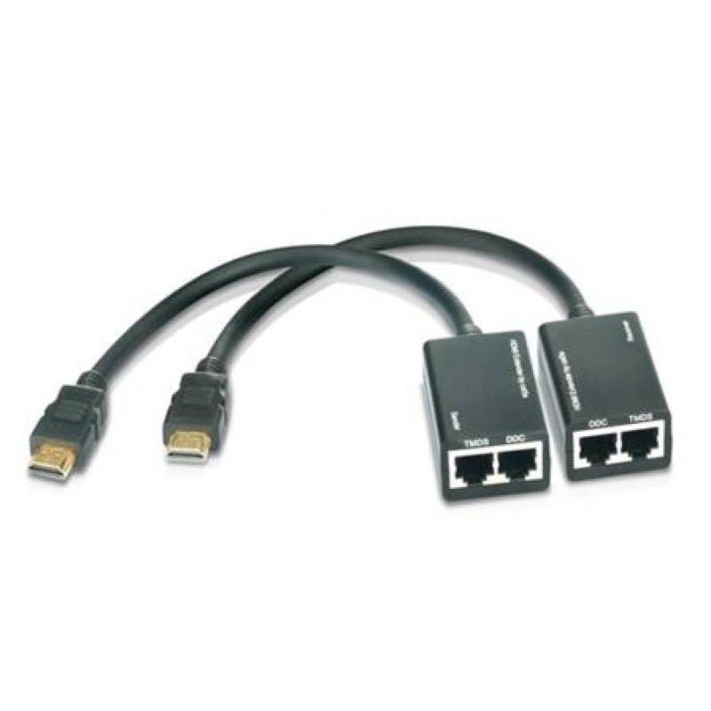 HDMI EXTENDER FINO A 30M FULL HDMI CON CAVO