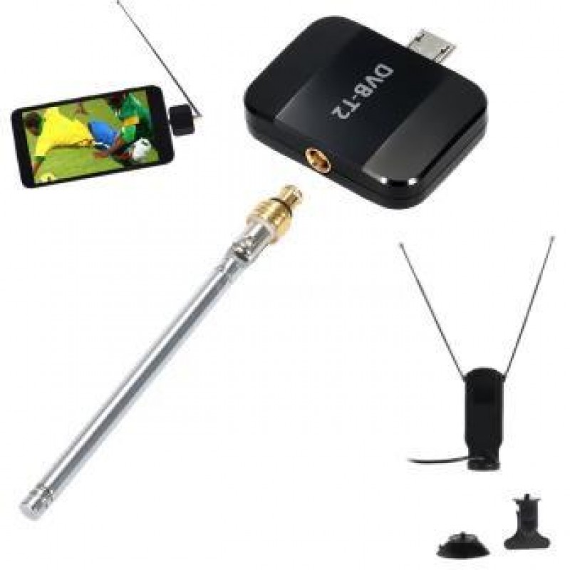 RICEVITORE TV DIGITALE TERRESTRE DVB-T & DVB-T PER SMARTPHONE ANDROID RECEIVER