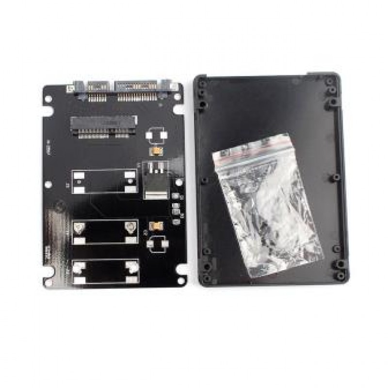 BOX CASE ENCLOSURE SATA3 2,5" PER Mini Pcie MSATA SSD