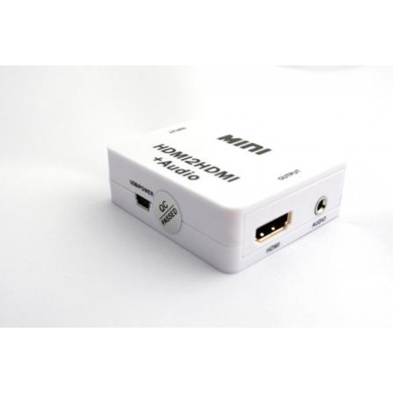 MINI CONVERTITORE DA HDMI A HDMI CON AUDIO JACK OUT