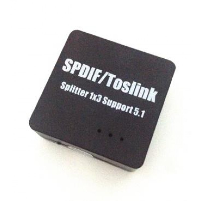 SPLITTER 1X3 SPDIF/TOSLINK SUPPORTO AUDIO 5.1