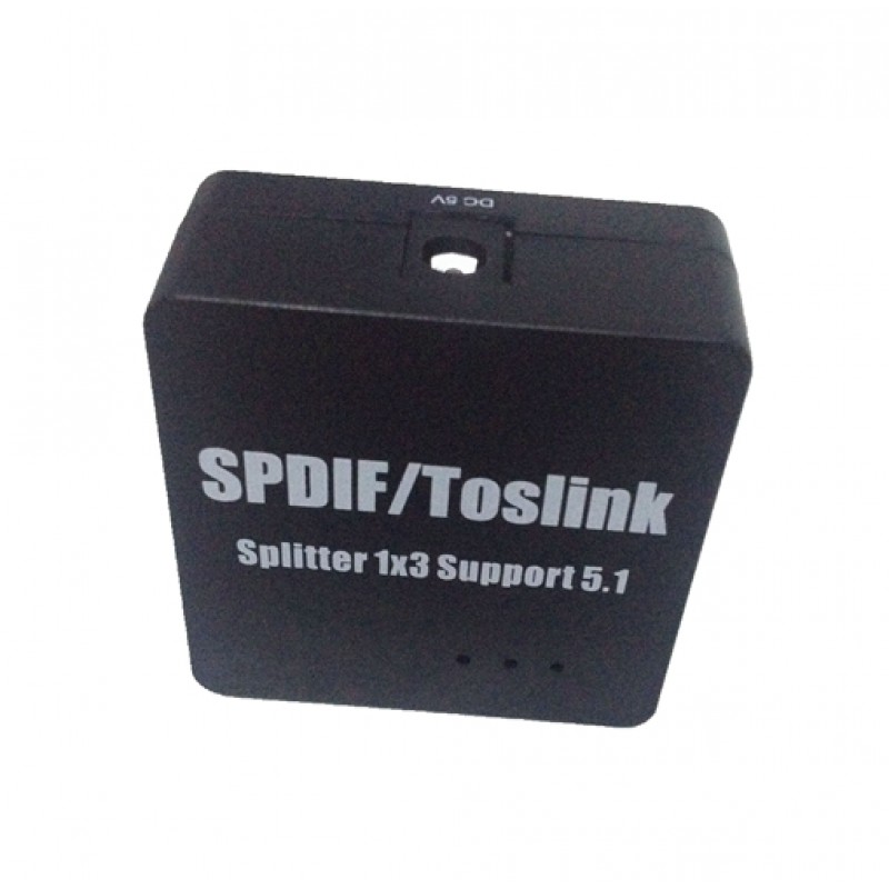 SPLITTER 1X3 SPDIF/TOSLINK SUPPORTO AUDIO 5.1