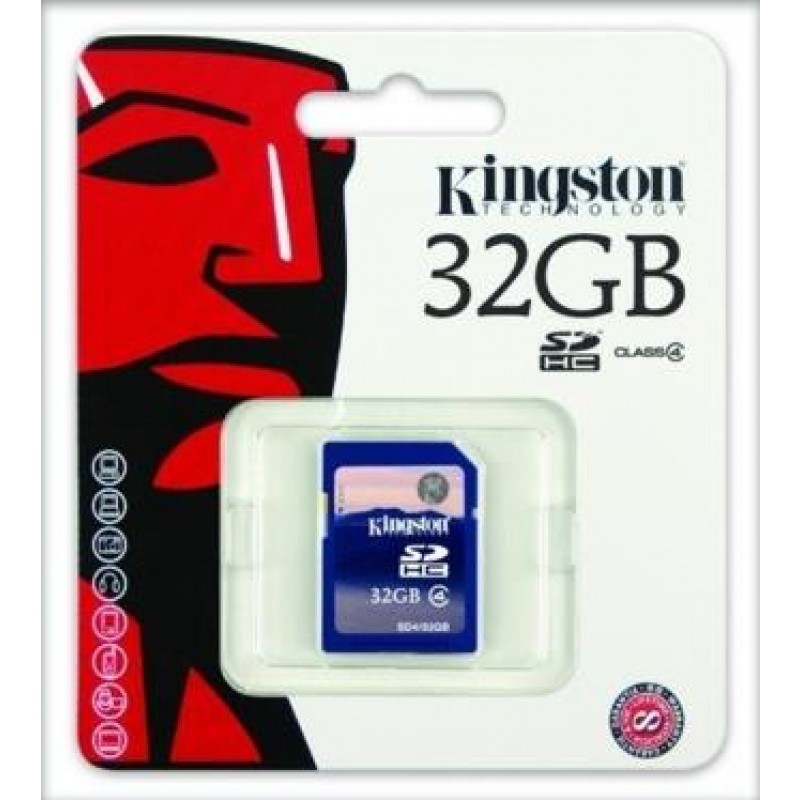 KINGSTON SDHC SECURE DIGITAL 32GB classe 4 GENUINE SDC4/32GB