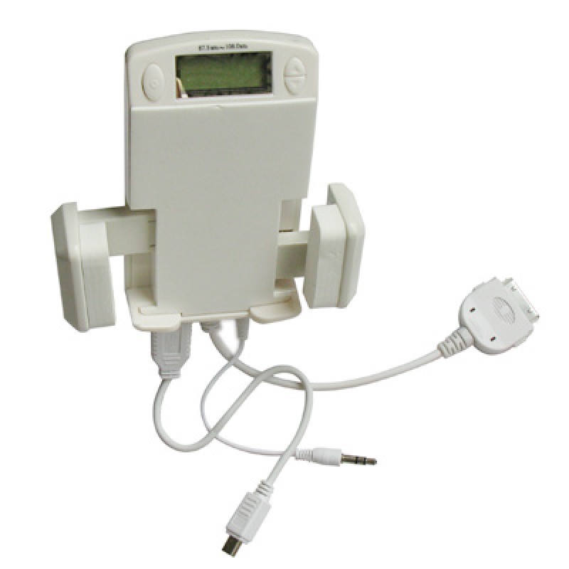 Trasmettitore e Caricatore Fm Compatibile Ipod 5 in 1