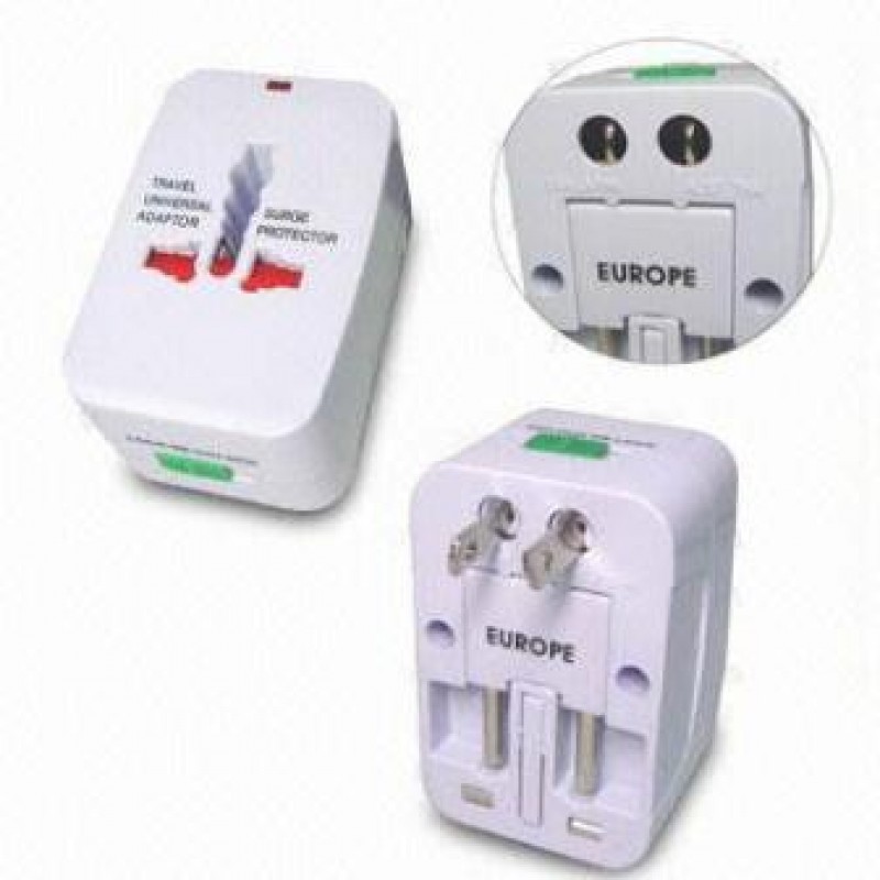 Presa universale da viaggio "Omni-Continent White"