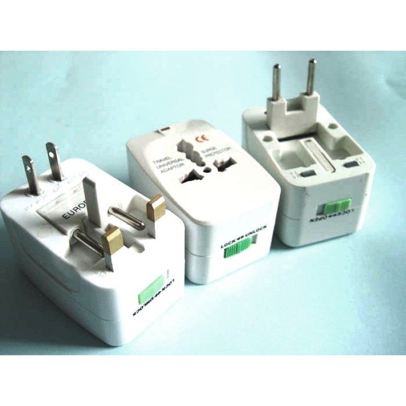 Presa universale da viaggio "Omni-Continent White"