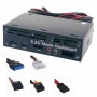 PANNELLO MULTIFUNZIONALE 5 25" ALL IN 1 CON 2 PORTE USB 3.0 C/R DC-12V5V CF SD TF M2 XD MS M2 SIM E-SATA E MIC e CUFFIE 527