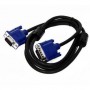 Cavo VGA M-M 1 5Mt 3+6 con filtro in Ferrite Antidisturbo.
