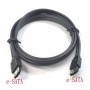 Cavo PROLUNGO ESATA  PER PERIFERICHE EXTERNAL SATA  Cavo eSATA - eSATA 1Mt