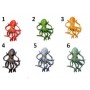Calamita Magnete Frigo Resina POLIPO PIOVRA FRIDGE MAGNETS OCTOPUS 