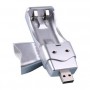 Mini Caricabatterie  USB per stilo (AA) e ministilo (AAA) GD101