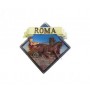 Calamita da Frigo Magnete Resina "ROMA ROMBO BIGHE" Fridge Magnet Souvenir