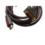 Cavo Hdmi M / Dvi-D Dual Link M Telato Ferrite Da 3 Metri