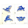 Calamita Magnete Frigo Fridge Magnets  dolphins  DELFINO TRIS 