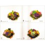 Calamita Magnete Frigo Fridge Magnets  CESTO EFFETTO BRONZO CON FRUTTA