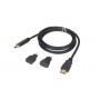 Cavo HDMI FULL HD 3 IN 1 ADATTATORI MINI E MICRO HDMI CONNETTORI DORATI 1,5m