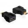 Adattatore MINI HDMI (TIPO C) FEMMINA A MICRO HDMI (TIPO D) MASCHIO 1080P FULL-HD