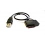 Cavo LETTORE USB 2.0 A SATA 7+6 (SLIM SATA) PIN da 40cm masterizzatori notebook CD DVD