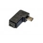Adattatore ANGOLARE MINI USB F / MICRO USB M 90 GRADI