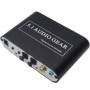Convertitore Switch multiformato daDigitale ad Analogico 5.1 Convertitore - Supporta DTS AC3 Dolby Segnale Digitale Ottico Coassiale e Segnale Audio Stereo (R/L) all'Uscita Analogica 5.1/2.1 di eSynic