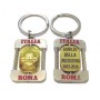 PORTACHIAVI SOUVENIR "VATICANO JUBILEUM GIUBILEO ROMA" JUBILEE KEYCHAIN FROM ITALY