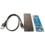 BOX CASE USB 3.1 PER SSD HDD M.2 NGFF 2260 2242 2230 10Gbps
